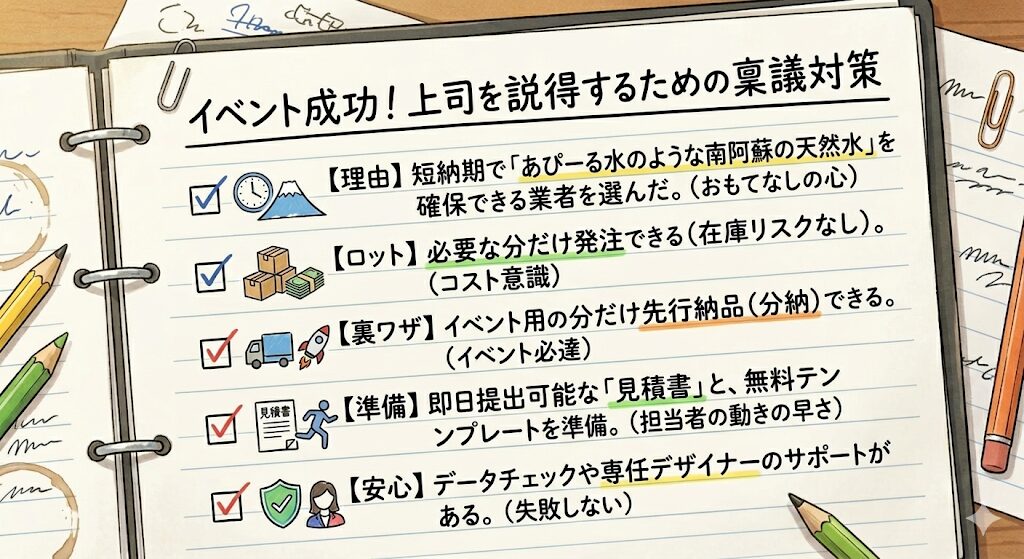  デザインサポートと「見積りの早さ（稟議対策）」