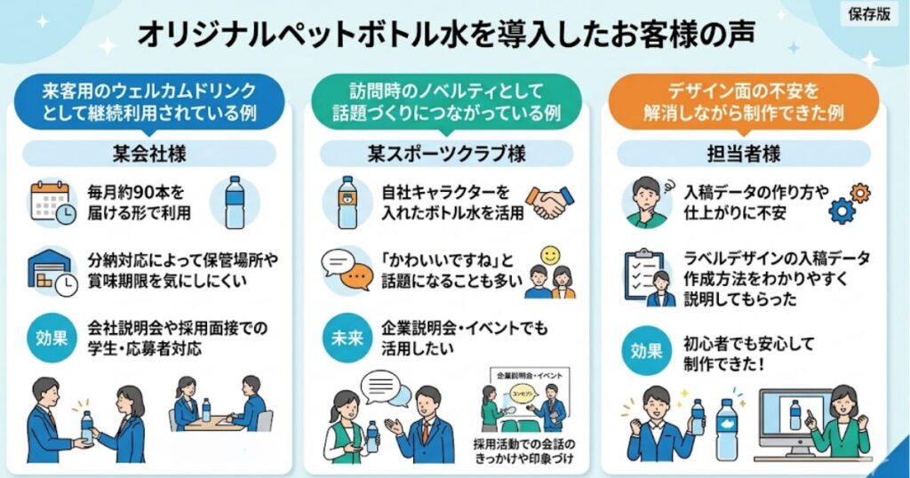 あぴーる水お客様の声