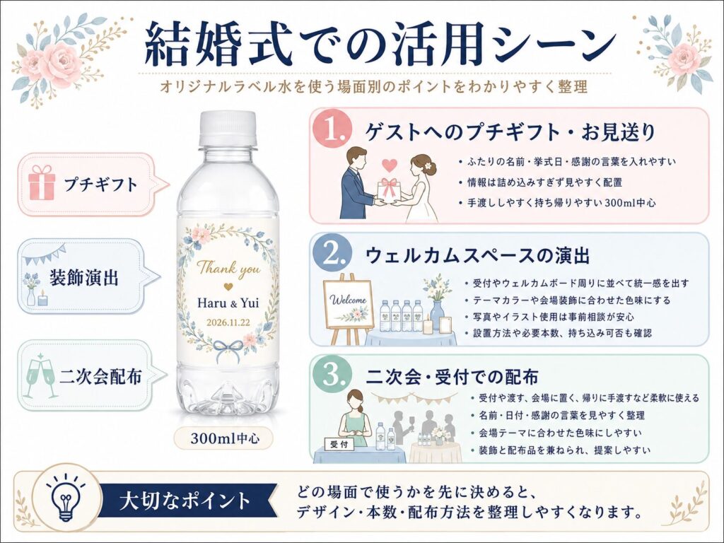 結婚式での活用シーン