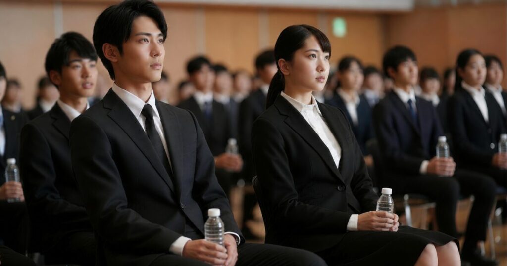 内定式のノベルティにオリジナルラベル水｜内定者の心をつかむ名入れボトル